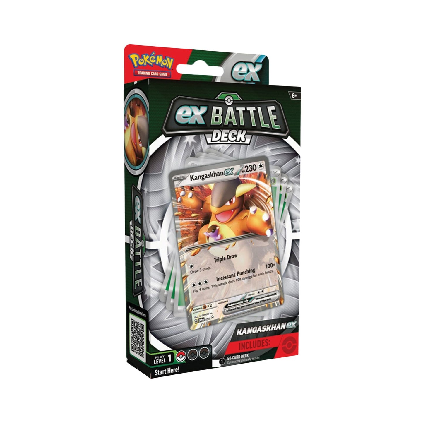 Pokemon TCG Battle Deck Kangaskhan Ex Ingles