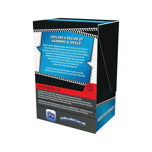 Pokemon TCG Black Bolt Booster Bundle Ingles