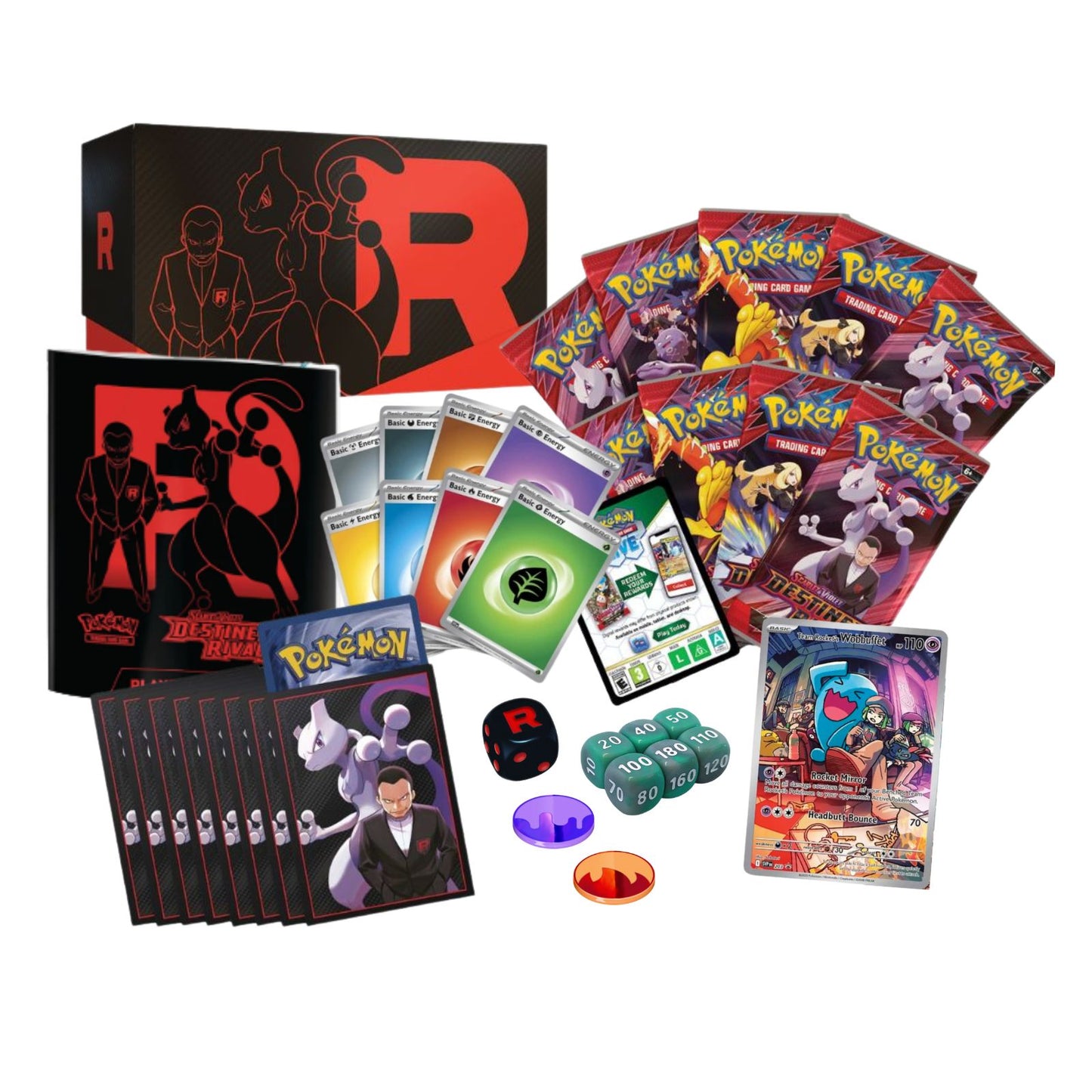 Pokemon TCG Destined Rivals Elite Trainer Box Ingles