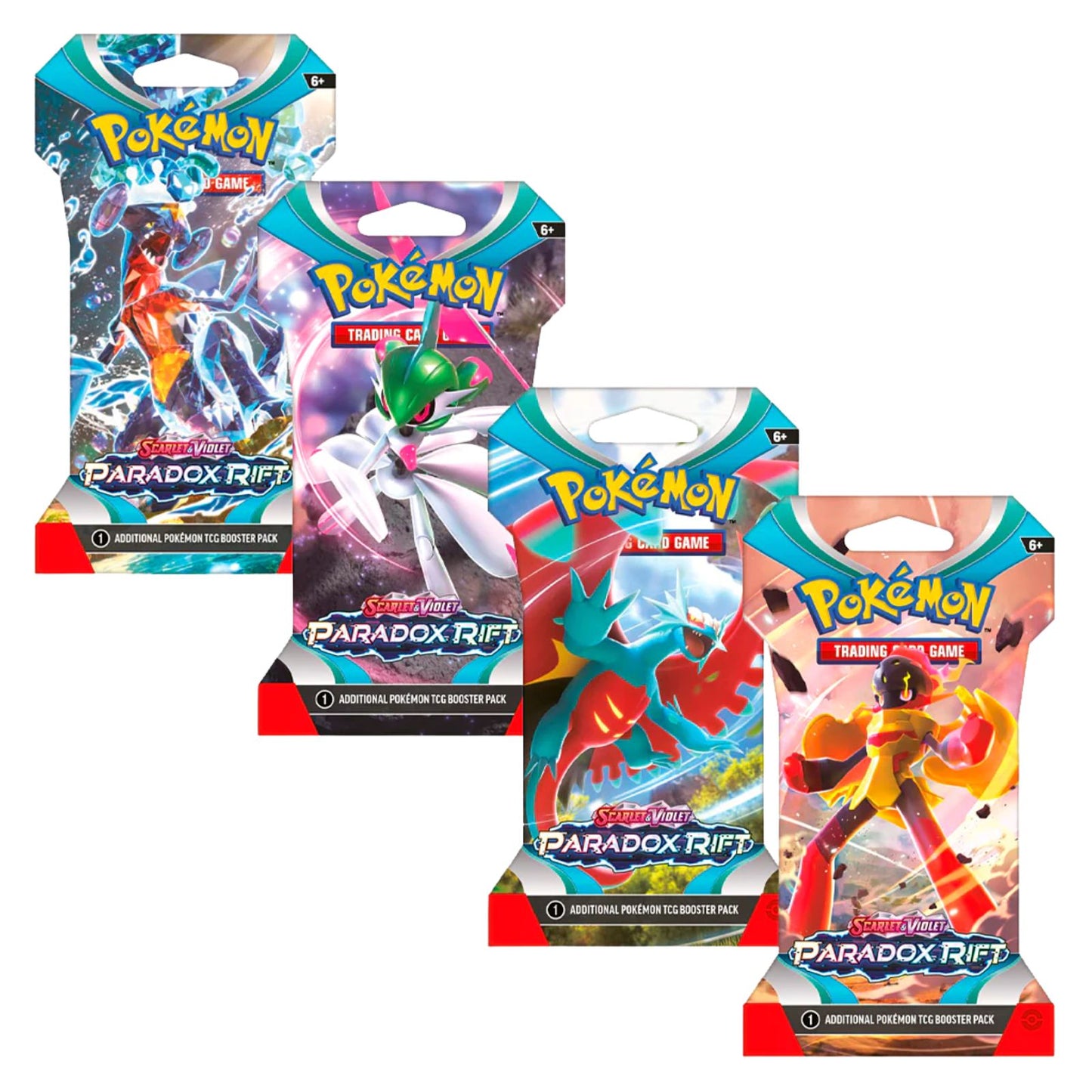 Pokemon TCG Paradox Rift Booster Sleeve Ingles
