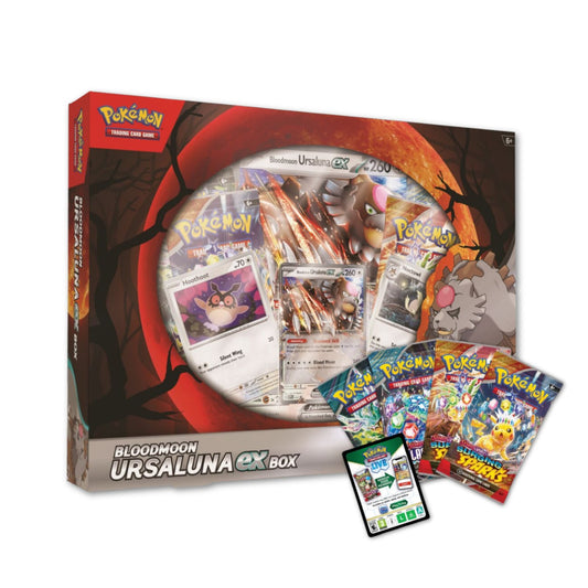 Pokemon TCG Bloodmoon Ursaluna Ex Box Ingles