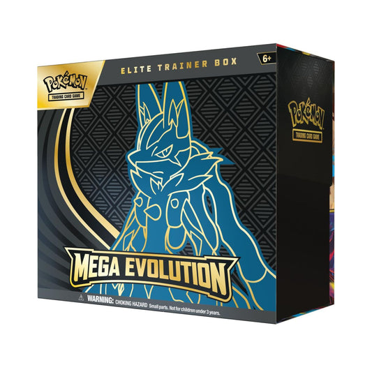 Pokemon TCG Mega Evolution Elite Trainer Box Mega Lucario Ingles