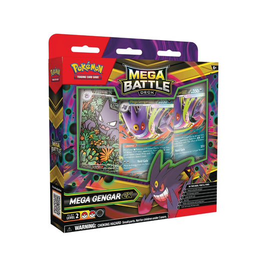 Pokemon TCG Mega Battle Deck Mega Gengar Ex Ingles