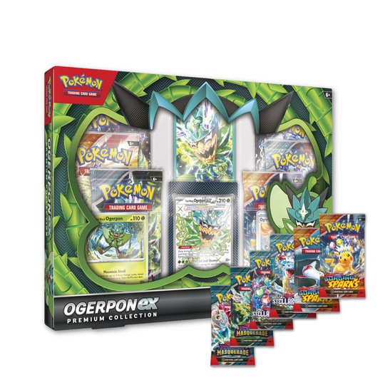 Pokemon TCG Ogerpon Ex Premium Collection Ingles