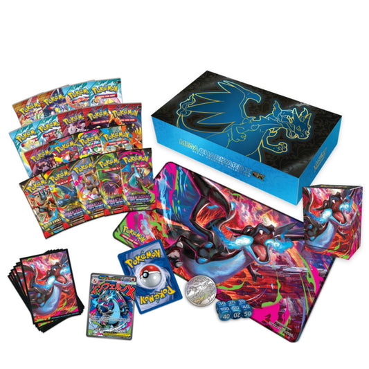 Pokemon TCG Mega Charizard X Ex Ultra Premium Collection Ingles