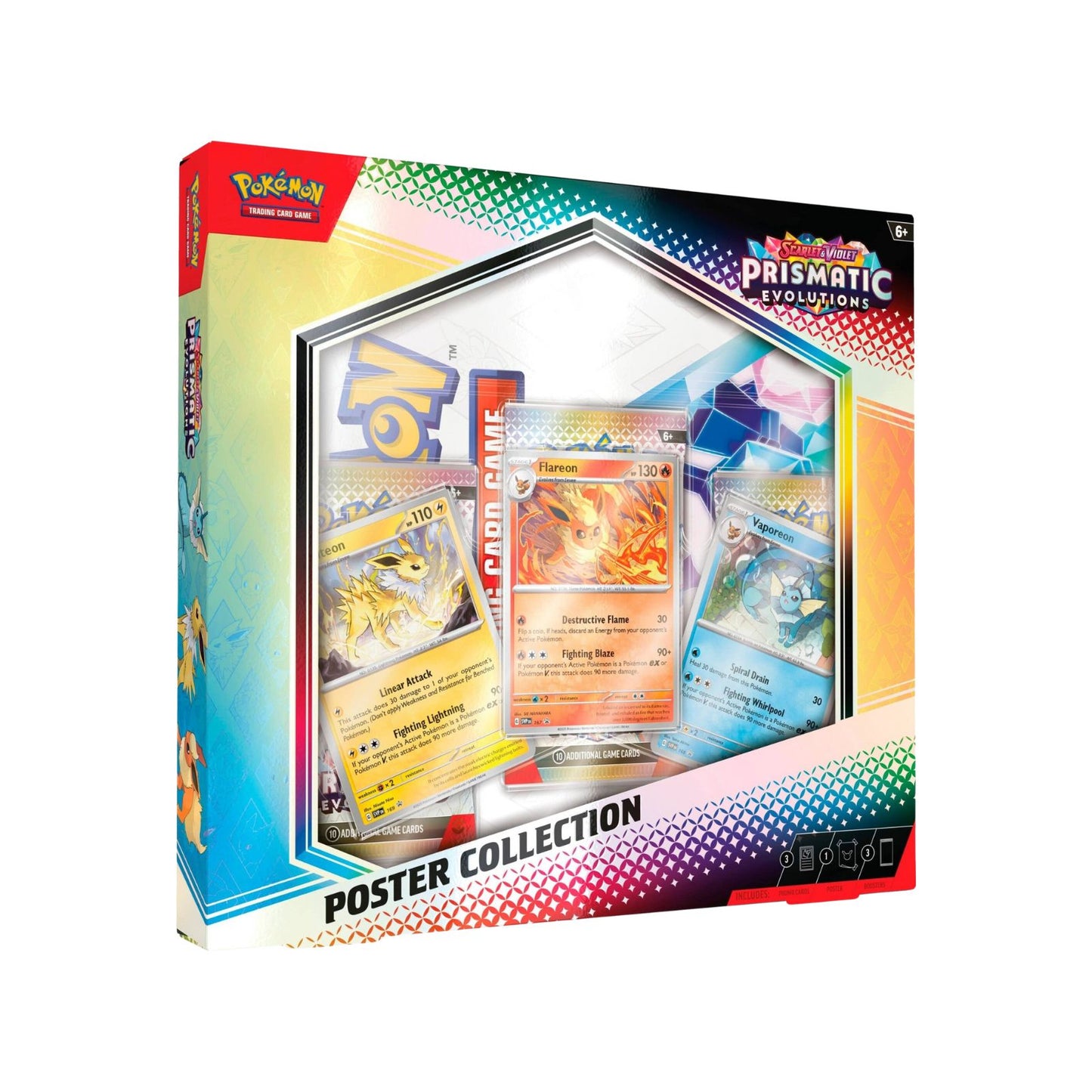 Pokemon TCG Prismatic Evolutions Poster Collection Ingles