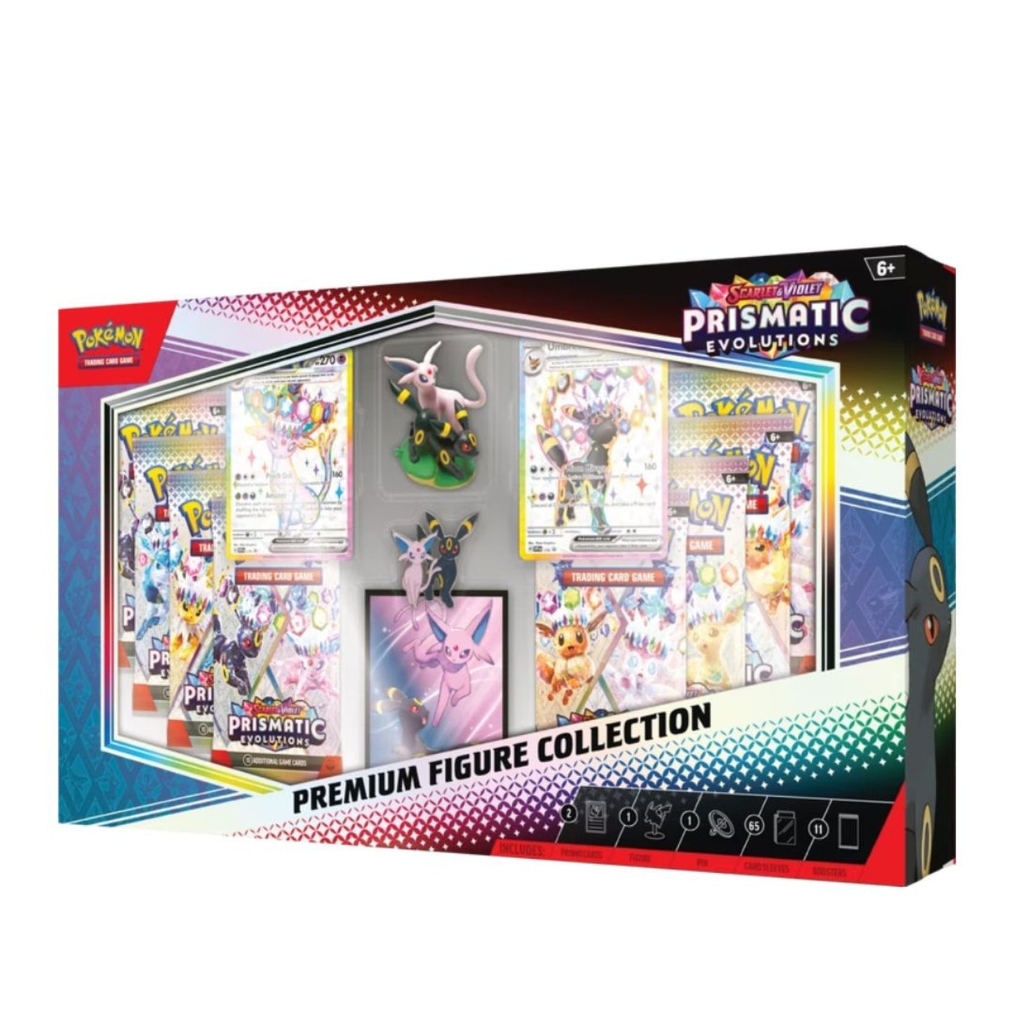 Pokemon TCG Prismatic Evolutions Premium Figure Collection Ingles