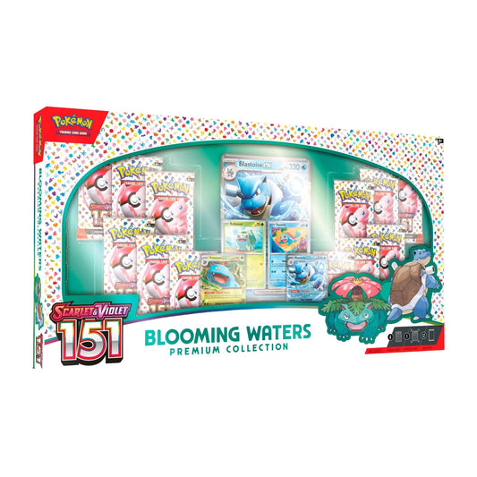 Pokemon TCG 151 Blooming Waters Premium Collection Ingles