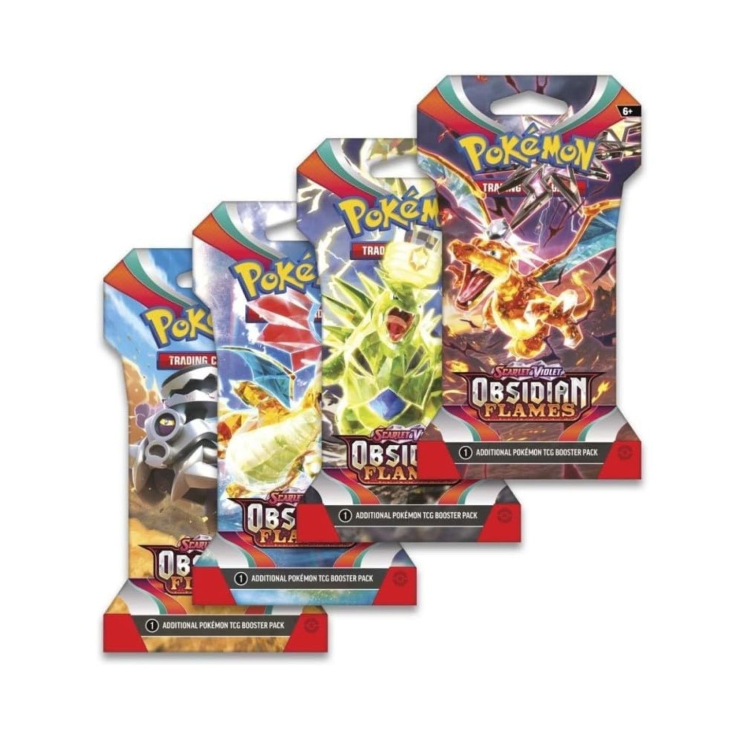 Pokemon TCG Obsidian Flames Booster Sleeve Ingles