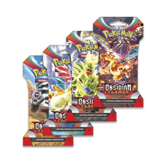 Pokemon TCG Obsidian Flames Booster Sleeve Ingles