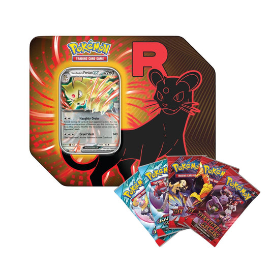 Pokemon TCG Team Rocket Tin Persian Ex Ingles