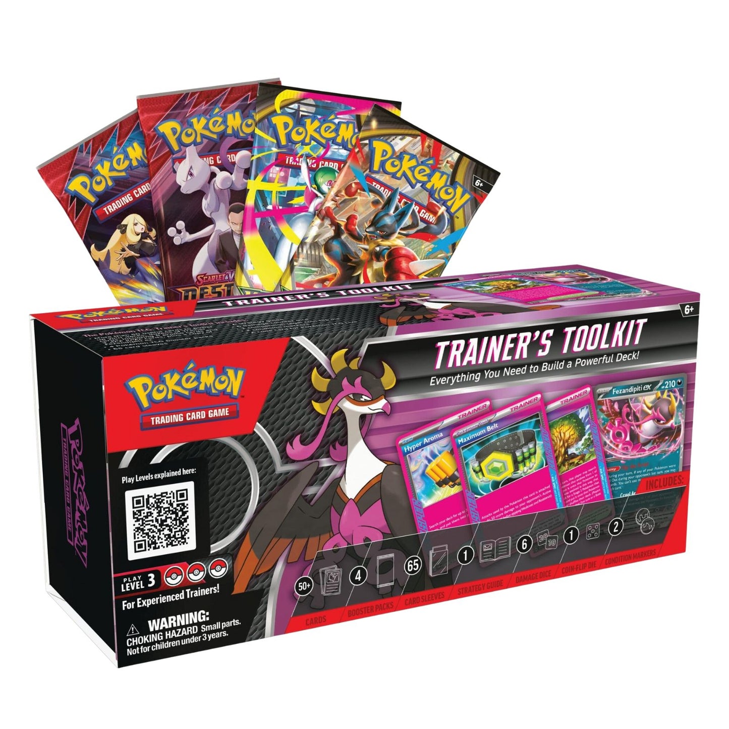 Pokemon TCG Trainers Toolkit 2025 Fezandipiti Ex Ingles
