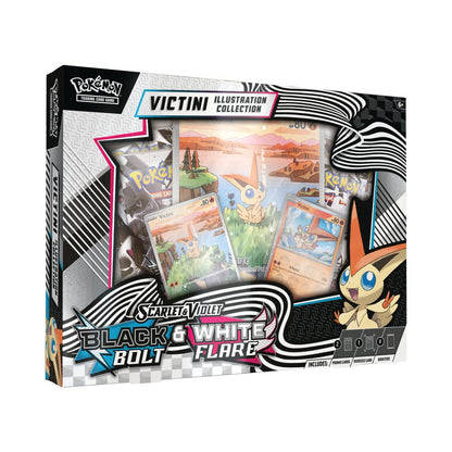 Pokemon TCG Black Bolt & White Flare Victini Illustration Collection Ingles
