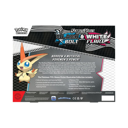 Pokemon TCG Black Bolt & White Flare Victini Illustration Collection Ingles